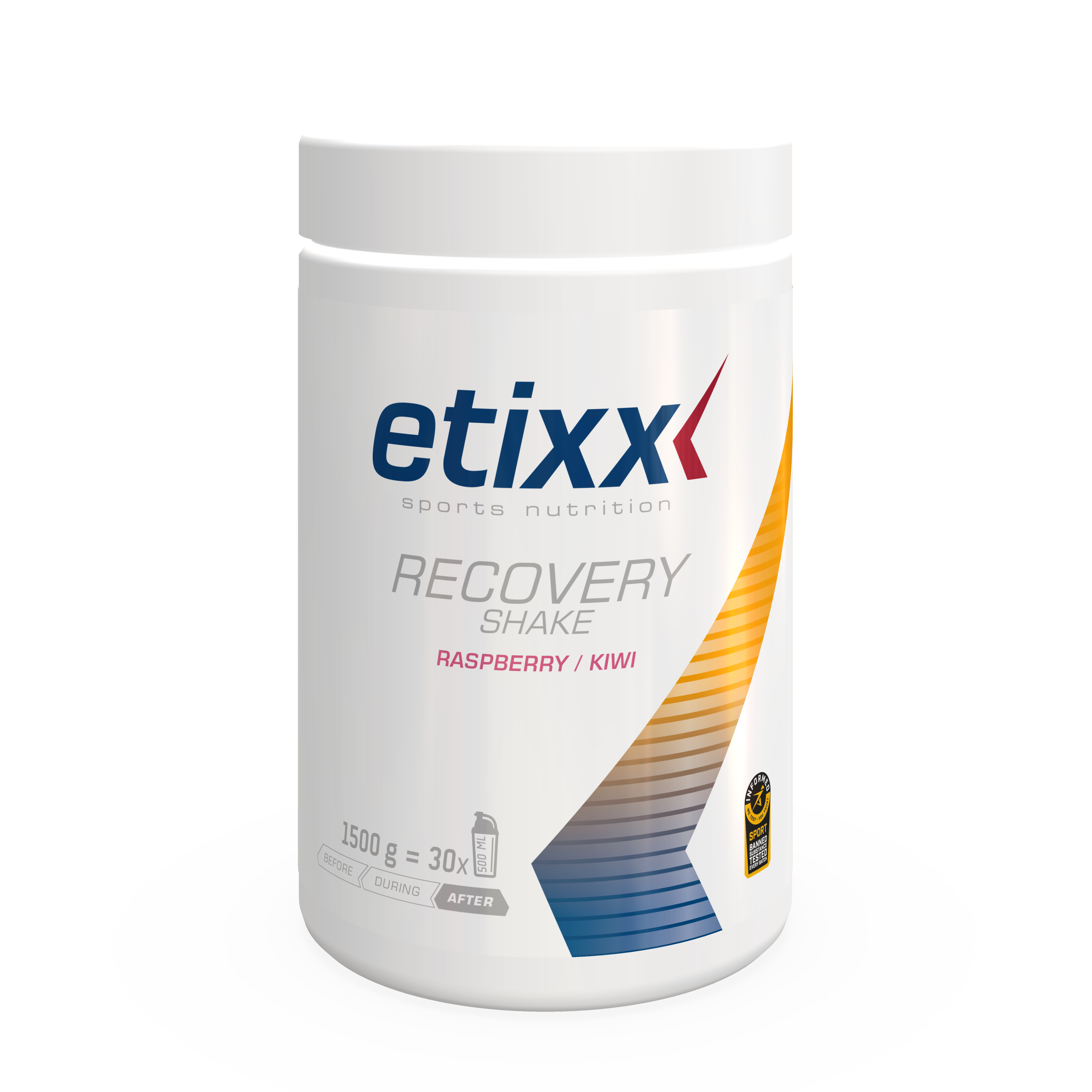 Etixx Recovery Shake Raspberry-Kiwi 1500G