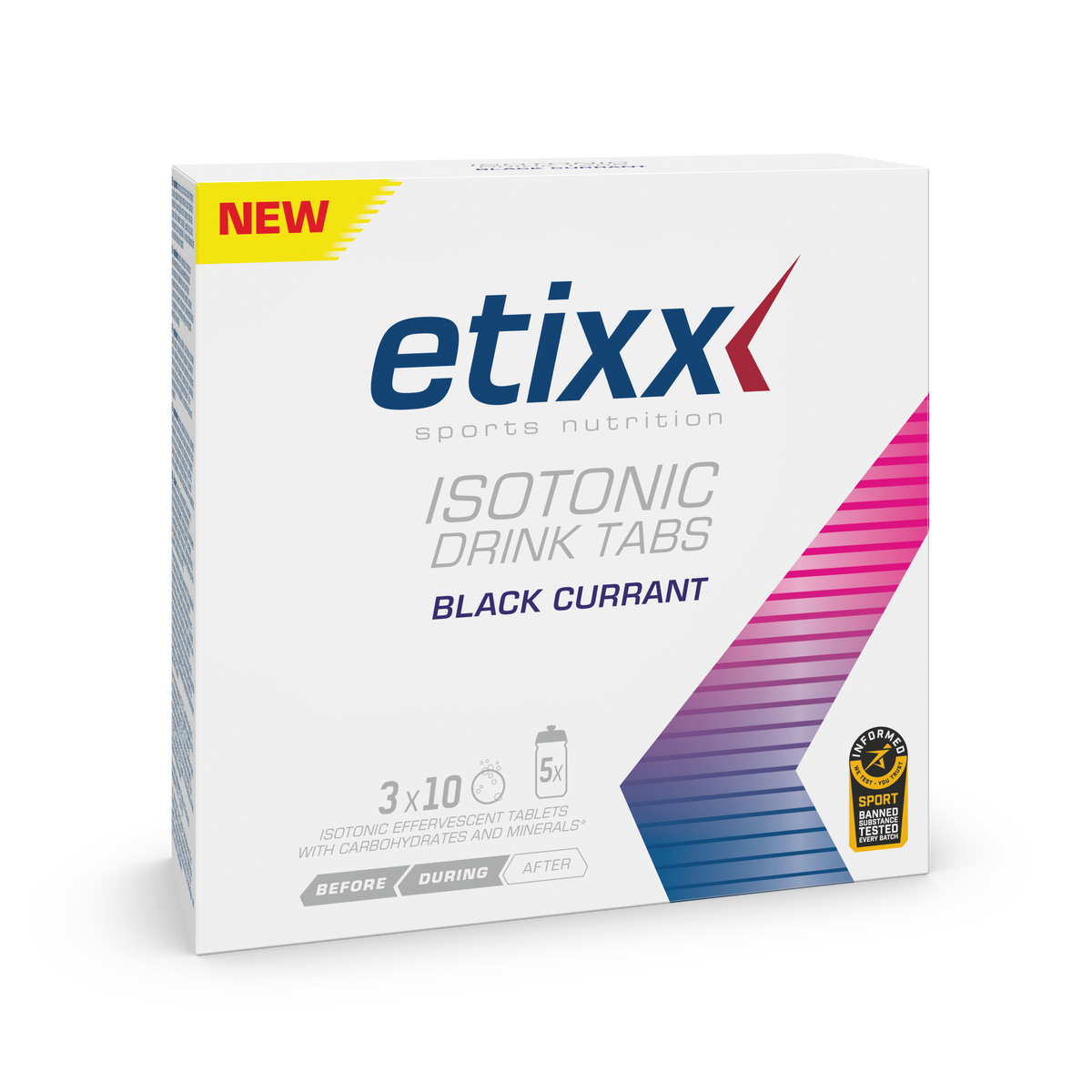 Etixx Isotonic Drink Tabs Blackcurrant 3x10