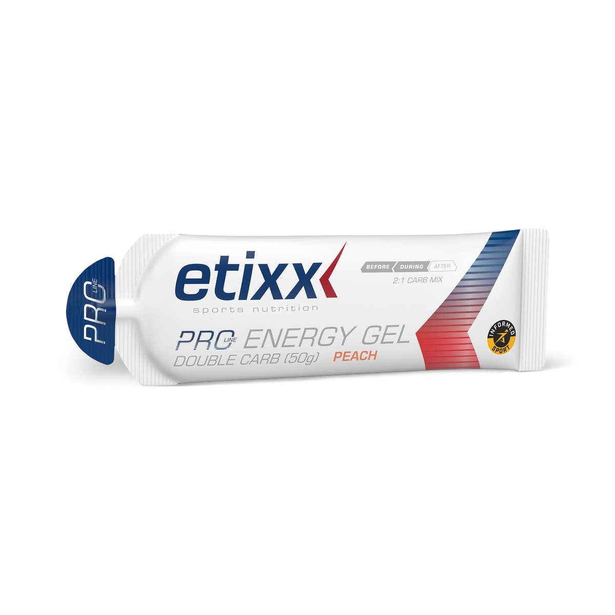 Energy gel Etixx Double Carb Peach