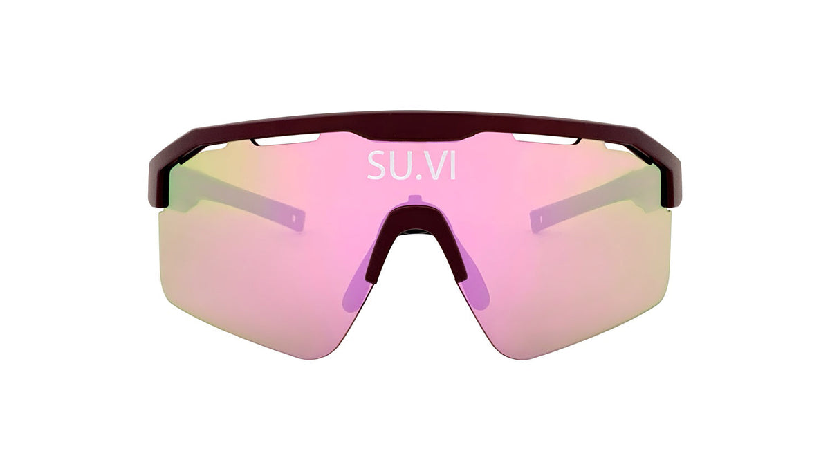 Glasses SU. VI Sport Erika Matte Burgundy 