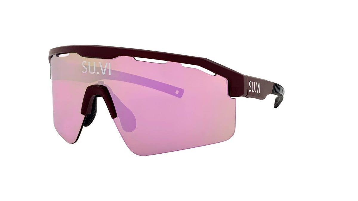 Glasses SU. VI Sport Erika Matte Burgundy 