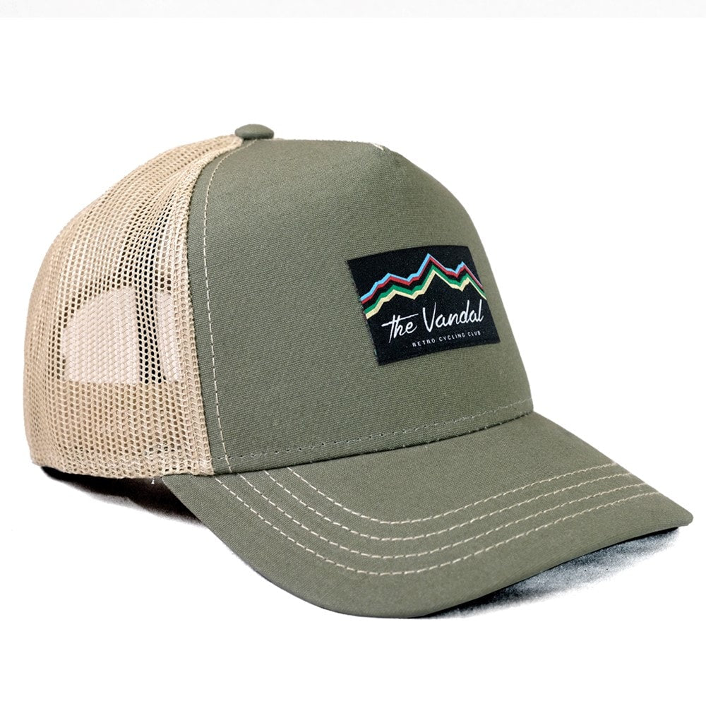 The Vandal Hills beanie beige/green