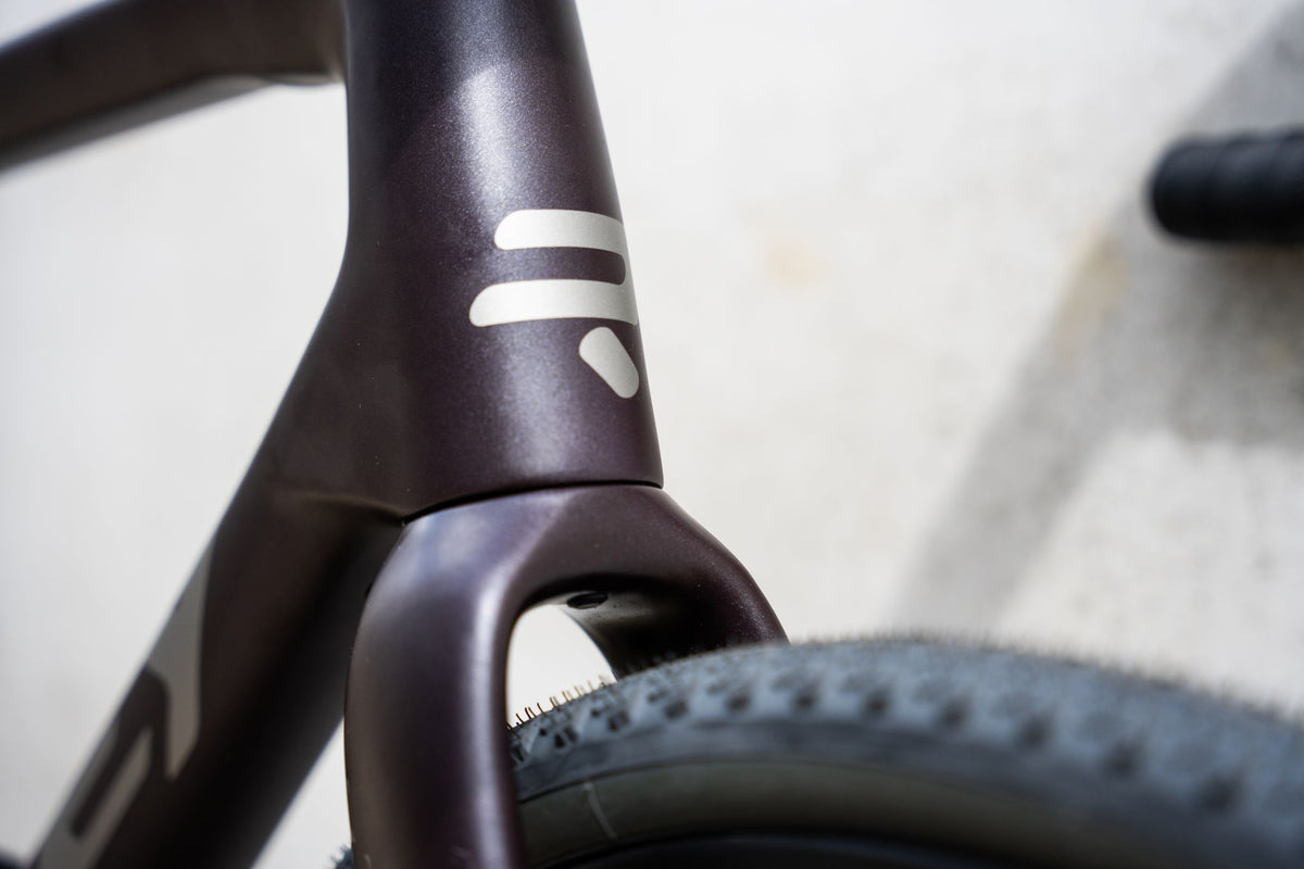 Ratas Ridley Grifn RS Road Ultegra DI2 2x12 (L), tume plum metallik/autumn hall metallik