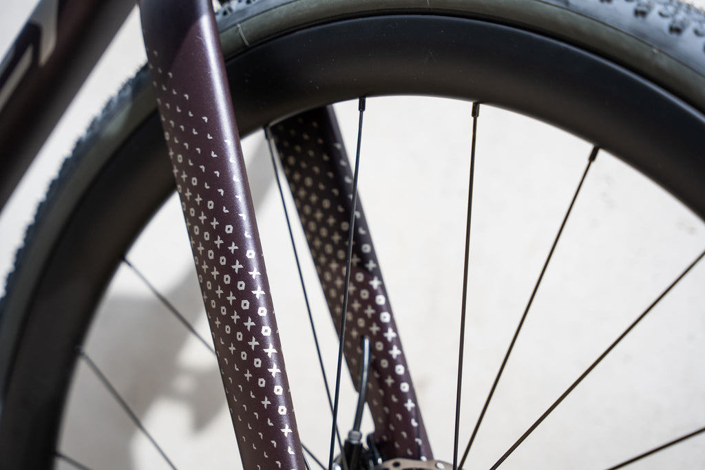 Ratas Ridley Grifn RS Road Ultegra DI2 2x12 (XXS), tume plum metallik/autumn hall metallik