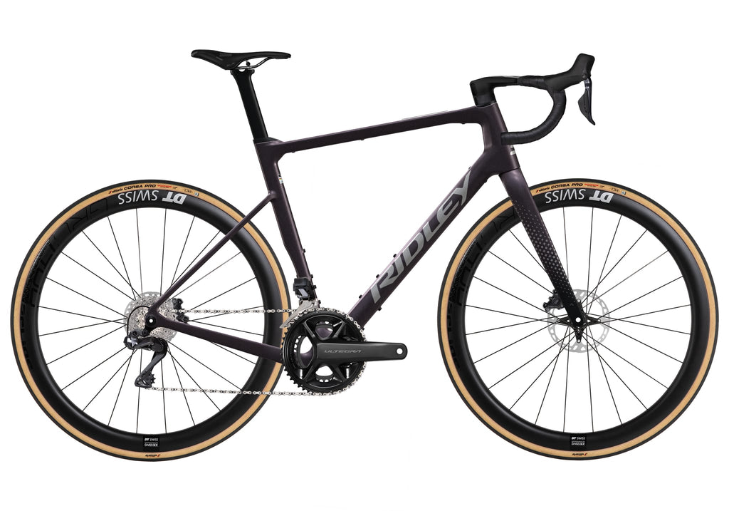 Ratas Ridley Grifn RS Road Ultegra DI2 2x12 (XXS), tume plum metallik/autumn hall metallik