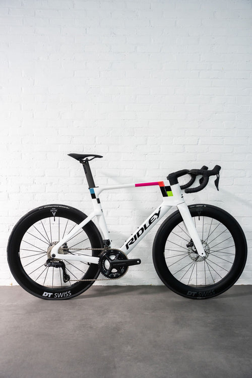 Ratas Ridley Noah Fast 3.0 Ultegra DI2 2x12 (S), pearl valge/must