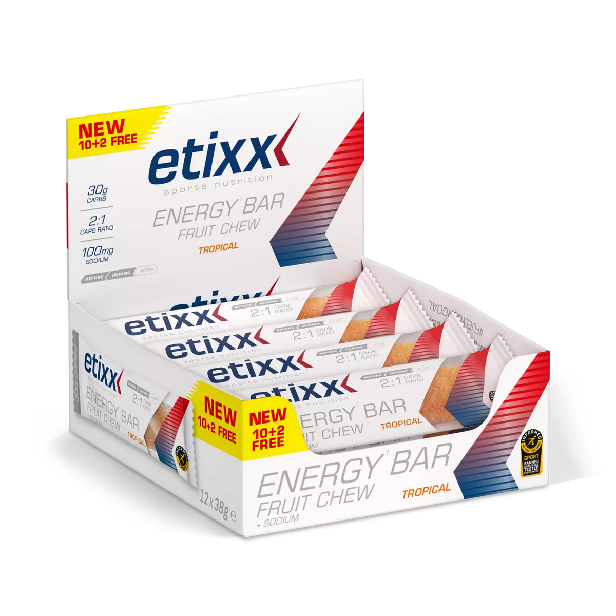 Etixx Fruit Chew Tropical 38g