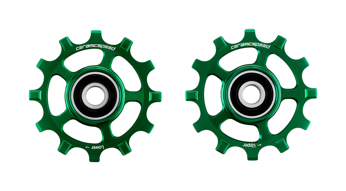 PW CS alloy Shimano 12s XT/XTR Green Coated 